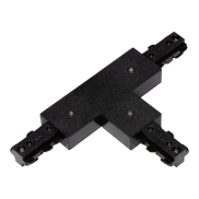 Projectlight - 1-fase railsysteem - T- connector - 18,2 x 10,8 x 1,8 cm - zwart