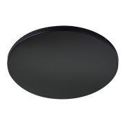 ETH - ronde plafondkap met kruisbeugel - Ø 50 x 3 cm - mat zwart