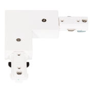 Projectlight - 1-fase railsysteem - L- connector - 10,8 x 10,8 x 1,8 cm - wit