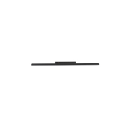 Nova Luce Ultra Slim - rail armatuur - 60 x 3,4 cm - 30W LED incl. - warm witte lichtkleur - zwart