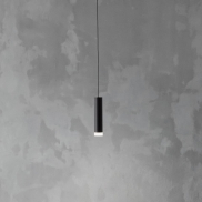 Nova Luce Doc - hanglamp - Ø 3 x 120 cm - 5W LED incl. - zwart