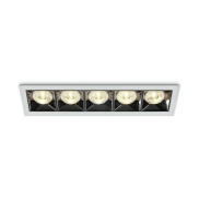 ONE Light Mirror Square Boxes - inbouwspot - 207 x 54 mm, 200 x 45 mm inbouwmaat - 20W LED incl. - wit