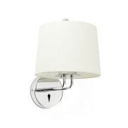 Faro Montreal - wandverlichting - 21,5 x 19 x 32 cm - beige en chroom