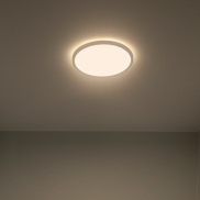 Nordlux Oja - plafondverlichting - Ø 29,4 x 2,3 cm - 3 stappen dimmer (2700K) - 18W LED incl. - wit