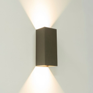 Artdelight Dante XL - wandverlichting - 9 x 10 x 24 cm - licht brons