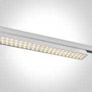 ONE Light High Power Linear - track light - 3-fase railsysteem - 115 x 4 x 6,4 cm - instelbare lichtsterkte 40W/50W/60W LED incl. - wit - instelbare lichtkleur