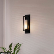 Nova Luce Juliet - wandlamp - 13 x 14,7 x 63 cm - zwart