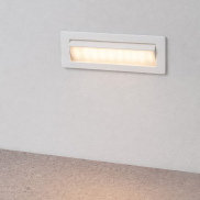 Nova Luce Echo - inbouw wandverlichting - 17,6 x 6,25 x 6,3 cm - 6W LED incl. - IP54 - zandwit