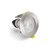 Integral LED Evofire 72 - inbouwspot - Ø 72 mm, Ø 60 mm inbouwmaat - IP65 - satijn nikkel