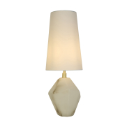 Searchlight Apex - tafellamp - Ø 20 x 56 cm - wit