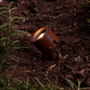 Nova Luce Sento - spot op piek - Ø 3,5 x 5 cm - 3W LED incl. - IP65 - corten