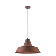 VK Lighting Sosta - hanglamp - Ø 30 x 121 cm - roestbruin