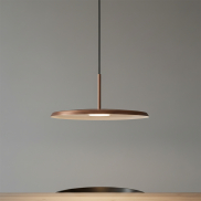 Artdelight Osorne - hanglamp - Ø 35 x 143,5 cm - 7W LED incl. - koper