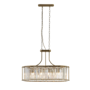 Searchlight Victoria - hanglamp - 78 x 30 x 150 cm - goud