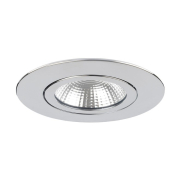 Integral LED Lux Ultra Slim - inbouwspot - Ø 83 mm, Ø 65 mm inbouwmaat - 6,5W dimbare LED incl. - chroom