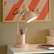 Nordlux Devone - bureaulamp - Ø 12 x 43,5 x 15 cm - oudroze