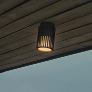 Nordlux Aludra N - buiten plafondverlichting - Ø 12,4 x 18,8 cm - IP54 - zwart