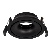 Nova Luce Enzo - inbouwspot - Ø 105 mm, Ø 100 mm inbouwmaat - zwart