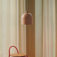 Nordlux Gaston - hanglamp - Ø 20 x 200 cm - poeder roze