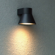 Nordlux Kyklop Cone - buiten wandverlichting - Ø 15,6 x 13,9 cm - IP54 - zwart