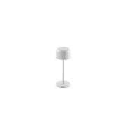 Faro Mavis - draagbare lamp - Ø 7,5 x 20 cm - 2W LED incl. - IP54 - mat wit