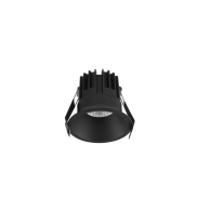 Nova Luce Luela - inbouwspot - Ø 85 mm - inbouwmaat 75 mm - 13W LED incl. - zwart - 2700K
