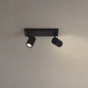 Nova Luce Alma - opbouwspot 2L - 37 x 13 x 12 cm - IP44 - zandzwart