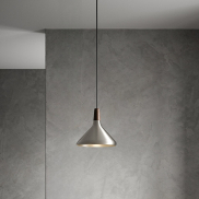 Design for the People Nori 27 - hanglamp - Ø 27 x 33,5 cm - geborsteld staal