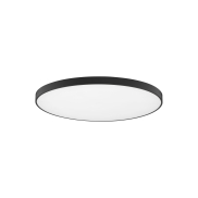 Nova Luce Perfect Profile - plafondlamp - Ø 100 x 10 cm - 120W dimbare LED incl. - zwart