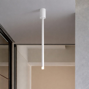 Nova Luce Ornos - plafondlamp - Ø 5 x 49,5 cm - 4W LED incl. - zandwit