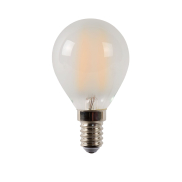 Lucide LED filament lamp - Ø 4,5 x 7,7 cm - E14 - 4W dimbaar - 2700K - albast