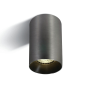ONE Light Chill Out Cylinder GU10 - opbouwspot 1L - Ø 7,5 x 13,5 cm - metaal grijs