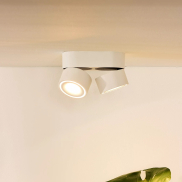 Lucide Yumiko - opbouwspot 2L - 16,1 x 7,8 x 8,2 cm - 2 x 8W dimbare LED incl. - wit