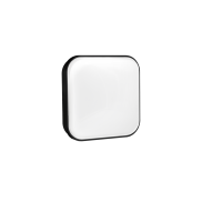 Century Italia Simply - wand/plafondlamp - 15 x 6,2 x 15 cm - 16W LED incl. - IP65 - zwart