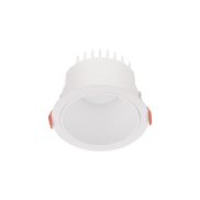 Nova Luce Luela - inbouwspot - Ø 11,5 cm - inbouwmaat Ø 10,5cm - 20W LED incl. - wit