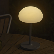 Nordlux Sponge On A Stick - buiten tafellamp op batterijen - Ø 20 x 35 cm - IP44 - grijs