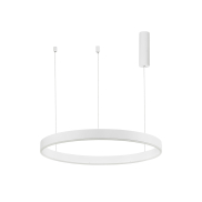 Nova Luce Motif - hanglamp - Ø 80 x 120 cm - 48W dimbare LED incl. - zandwit