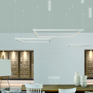 Nova Luce Eterna - hanglamp - 100 x 100 x 120 cm - 50W dimbare LED incl. - zandwit