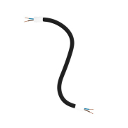 Creative Cables - Flexibele buis bekleed met textiel - 30 cm - wit