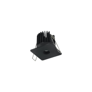Nova Luce Ono - inbouwspot - 62 x 62 mm, Ø 50 mm inbouwmaat - 8W LED incl. - zwart