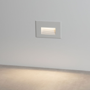 Nova Luce Polka - inbouw wandverlichting - 12 x 8 x 7,4 cm - 4W LED incl. - IP65 - zandwit
