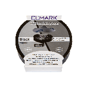 Elmark isolerende PVC tape 19mm - 10 meter lengte - zwart