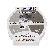 Elmark isolerende PVC tape 19mm - 10 meter lengte - wit