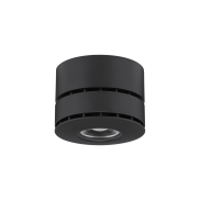 Nova Luce Lot - opbouwspot - Ø 10 x 7 cm - 15W LED incl. - zwart