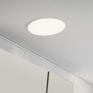 Nova Luce Perfect Profile Trimless - inbouwspot - Ø 640 mm, 670 mm inbouwmaat - 40W dimbare LED incl. - 3000K - wit