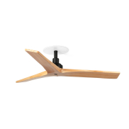 Faro Klim S - plafondventilator met inbouwrozet - Ø 92,5 cm - mat zwart en den