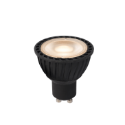 Lucide LED-spot - Ø 5 x 5,3 cm - GU10 - 5W - 3 StepDim - 2700K tot 2200K - zwart