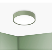 Century Italia Blanca Luxe - plafondlamp - Ø 30 x 7 cm - 17W LED incl. - groen
