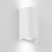 Nova Luce York - buiten wandverlichting - 11 x 19,5 x 8,5 cm - IP65 - zandwit
