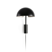 Faro Dominica - wandverlichting met schakelaar - 32,9 x 25 x 50,2 cm - mat zwart